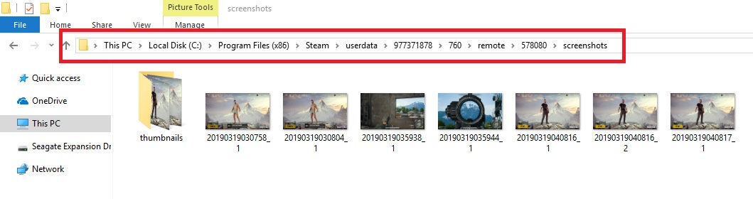 Steam Screenshot Folder